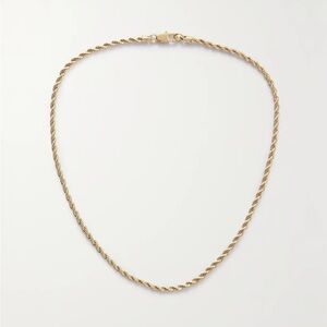 Classic Gold Rope Chain Necklace - Women's Jewelry